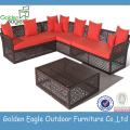 Ngqo kwifektha Pro-okusingqongileyo Rattan Sofa Set Fenitshala