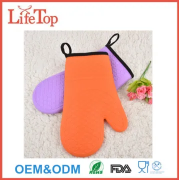 Extra Long Quilted Cotton Lining Heat Resistant Kitchen Poth Potholder Gloves