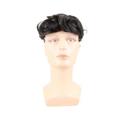 New arrival mens hair wig toupee piece styling products, hair men wig toupee human hair wig, lace front hair replacement men wig