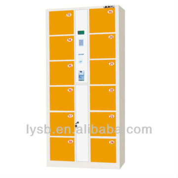 Metal electronic safe lockable public locker