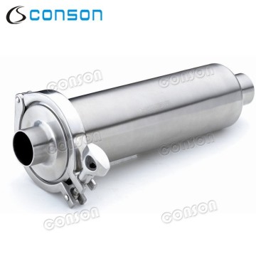Food grade stainless steel inline strainer