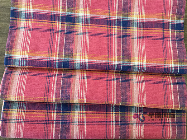 Bamboo Yarn Plaid Fabric