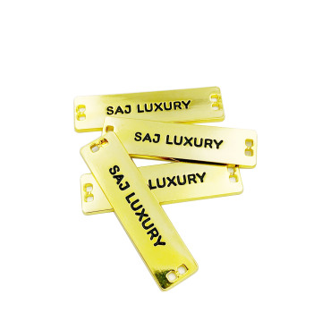 Custom Metal Labels with Engraved Logos for Africa Market