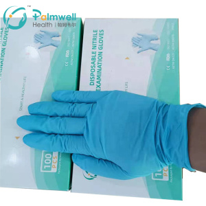 food grade blue industrial powder free gloves