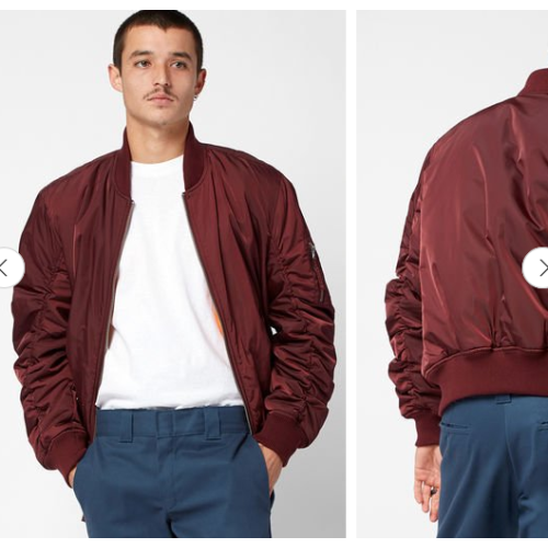 Solid color bomber jacket plain bomber jacket