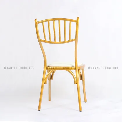 New Design Metal Gold Chiavari Silla Tiffany Chairs Wedding Luxury