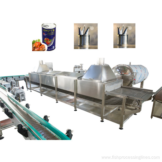 Cheap price automatic canned sardines processing line