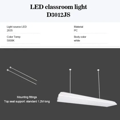 Anti-Glare Grille Student Eye Protection LED Blackboard Lights