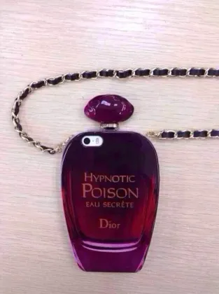 PC material mobile phone case for Iphone4S (Dior style,purple color)