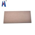 Panel compuesto de aluminio de palmcopper cepillado