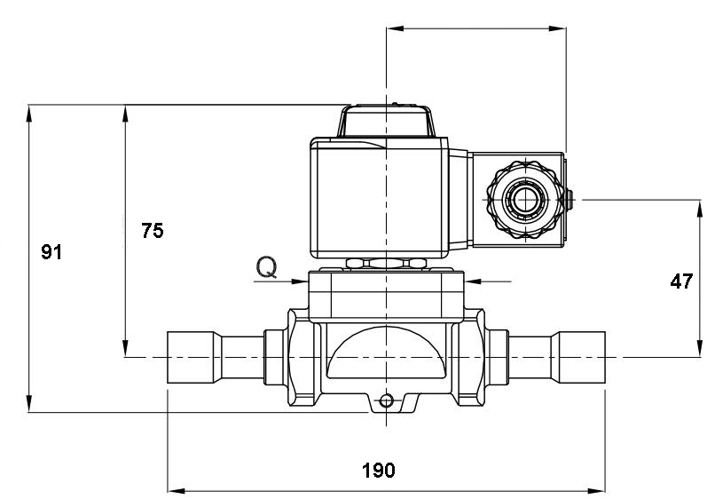 1079/7 Castel Type Solenoid Valve