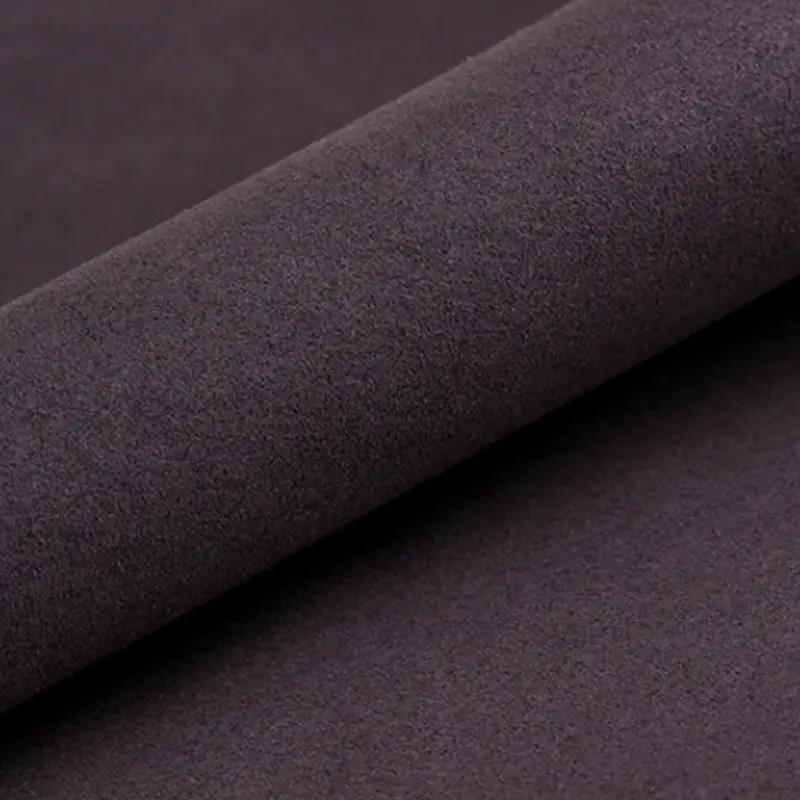 Bahan kulit microfiber suede berwarna -warni