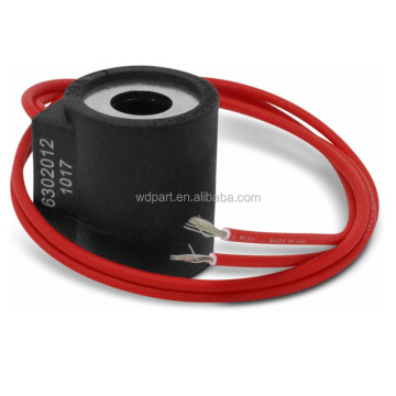 In Stock: Replacement Truck Parts - HydraForce 6352012 Solenoid Valve Coil, 18" Wire Leads, 12V DC, Size 10