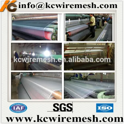 Heat insulation fiberglass mosquito screen mesh .