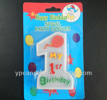 1st birthday candle ,cake candle for baby