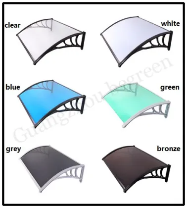 60x100cm Freesky rain protect and sun shed plastic awning canopy