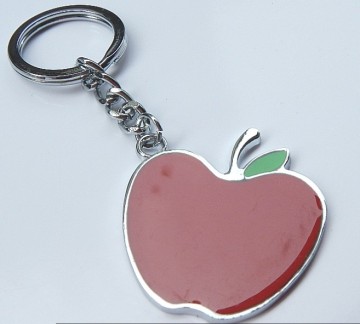 customized apple charms alloy keychains