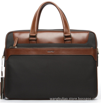 High Quality Fashion Man Genuine Leather Briefcases