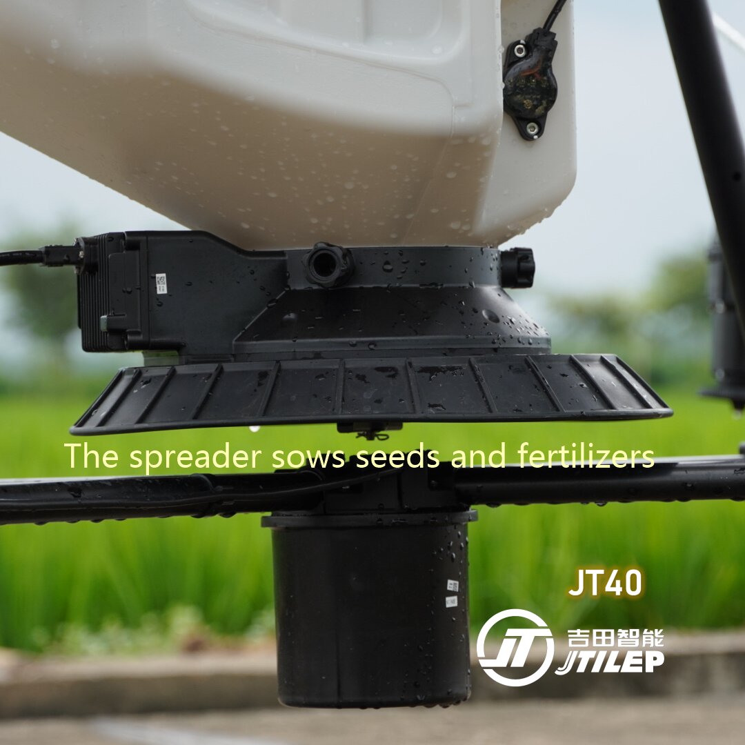 Agricultural drone seeding seed, pesticide system