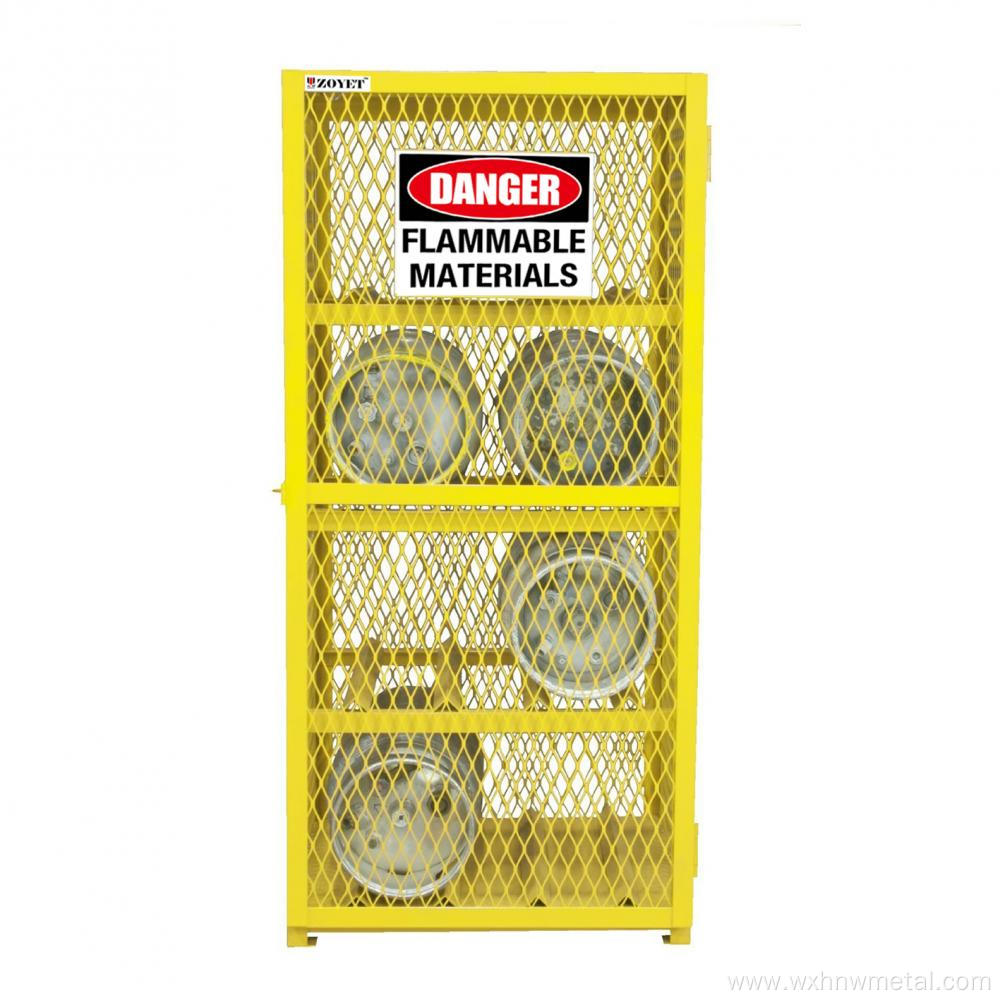 8 Gas cylinder storage cage