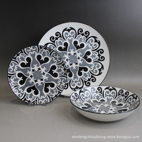 Wholesales Nordic Luxury Colorful Ceramic Tableware Sets