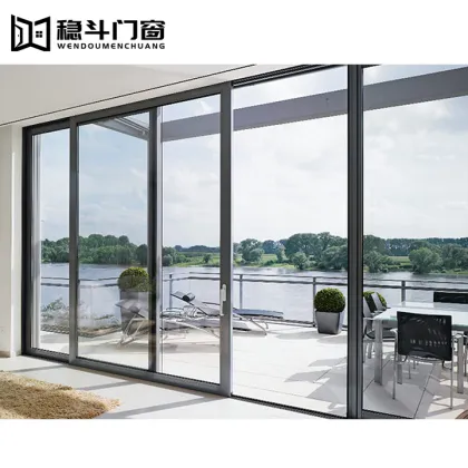 Aluminum Alloy Exquisite Trackless Sliding Doors