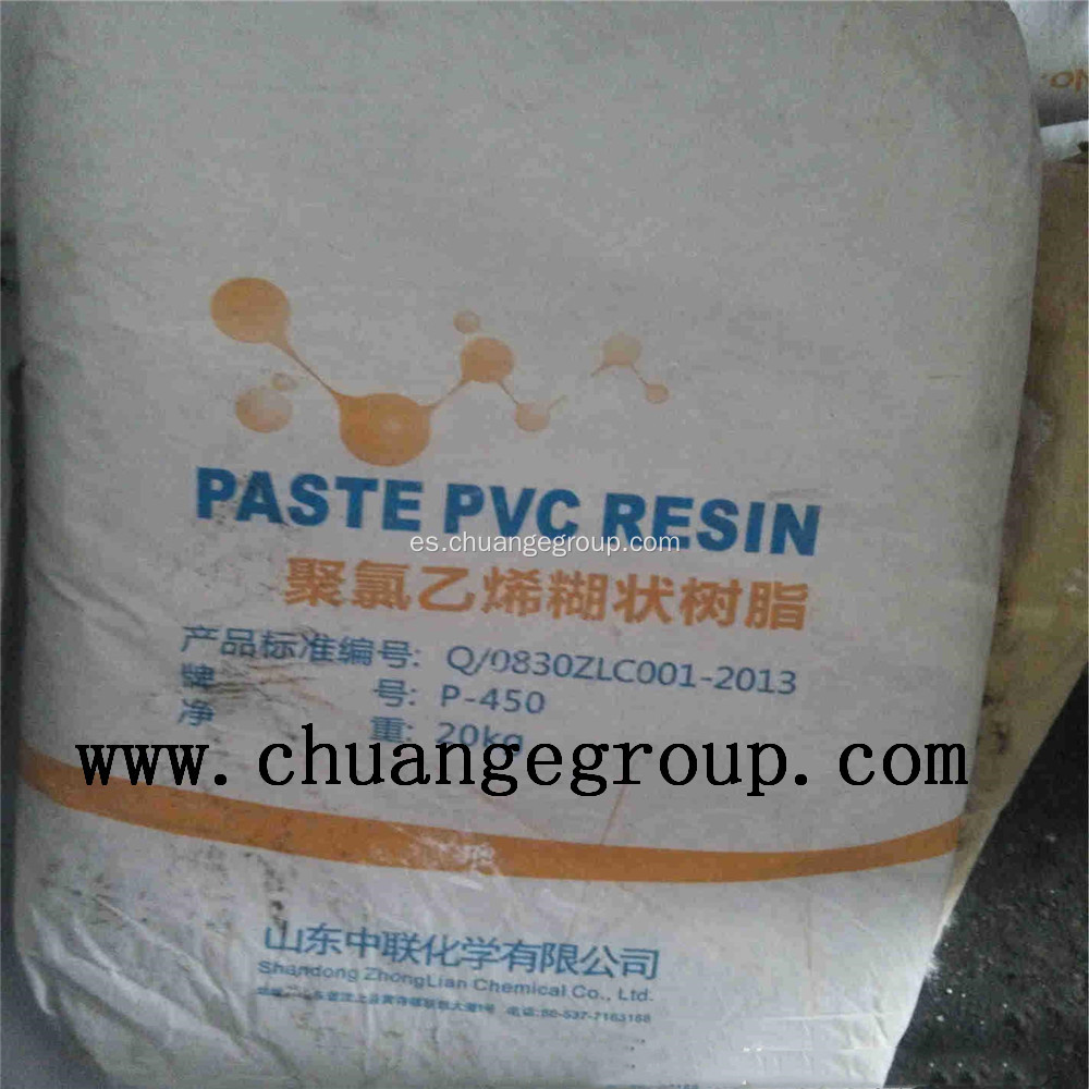 Resina de PVC de pasta de marca Zhongyin P440