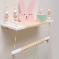 Storage Shelf Nordic Wall Hanging Shelf Swing Rope