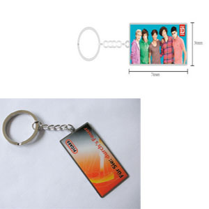 Offset Printing Key Ring Card with Safety Glue (GZHY-YSK-0010)