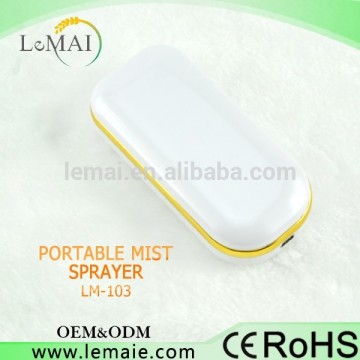 HOT!!! korean skin care products mini nano spray portable facial humidifier/facial steamer