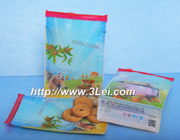 Quad Seal nuts bags with slider, Ziplock quad seal pouch