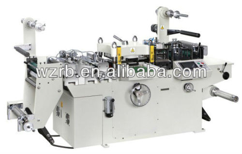 MQ-420Roll to roll / roll to sheet / label die cutting machine with hot stamping / lamination / punching function