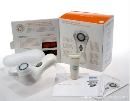 original white Clarisonic Mia 2 Skin Cleansing System + facial cleanser