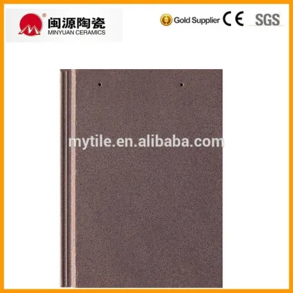 Building material ceramic tile Glazed clay flat roofing tile best selling products roof tile