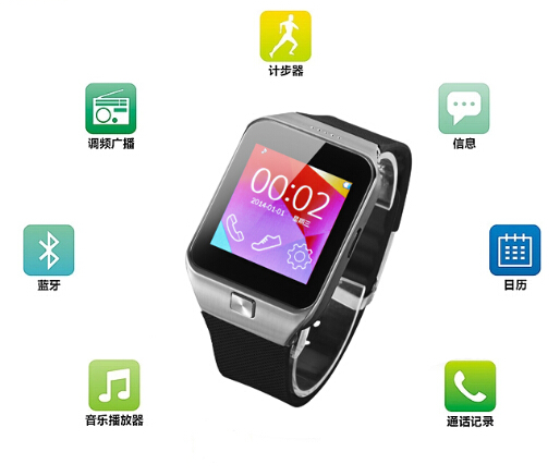 Low Cost Android Watch Phone with Capacitive Touch Screen