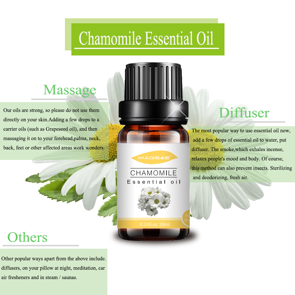 Дар фондҳои оммавӣ равғани эфирии chamomile барои diffuser