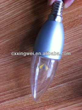 ce rohs e14 3w led candle light remote control