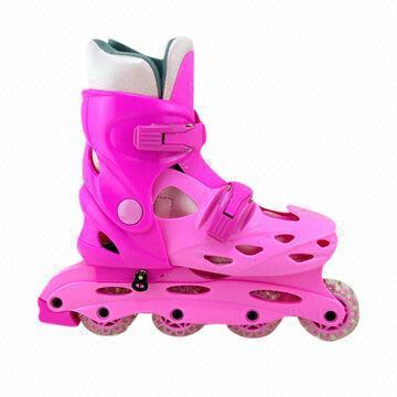 4-wheel adjustable hard-boot inline skate shoes SK767RPIS0003