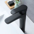 HIDEEP Black Brass Above Counter Basin Faucet