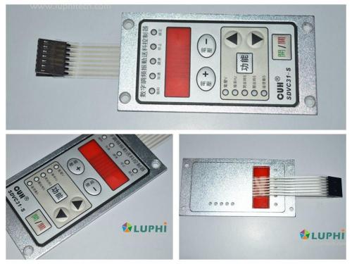 OEM 스테인레스 스틸 알루미늄 플레이트 멤브레인 스위치