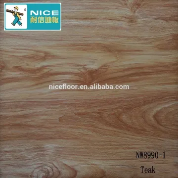 Teak Laminate wood flooring HDF core engineered wood floors