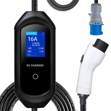  Affordable 32A 7KW Portable Electric Car Charger for Home Use - GB/T Compliant 220V EV Charger