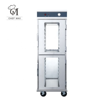 Chefmax Hotel Commercial Banquet Electric Food Warmers Holding Cabinet Cart with Wheels