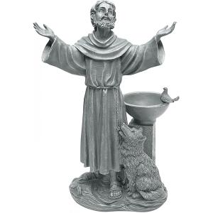 St. Francis &#39;Segen Religiöse Gartenskulptur