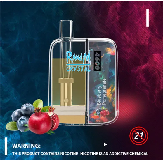 New Randm Crystal 4600 Puffs E-Juice Vape descartável