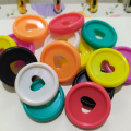 30Pcs Colorful Notebook Plastic Disc Binding Round Buckle Roll Mushroom Book Binding Disc DIY Office Supplies Storage