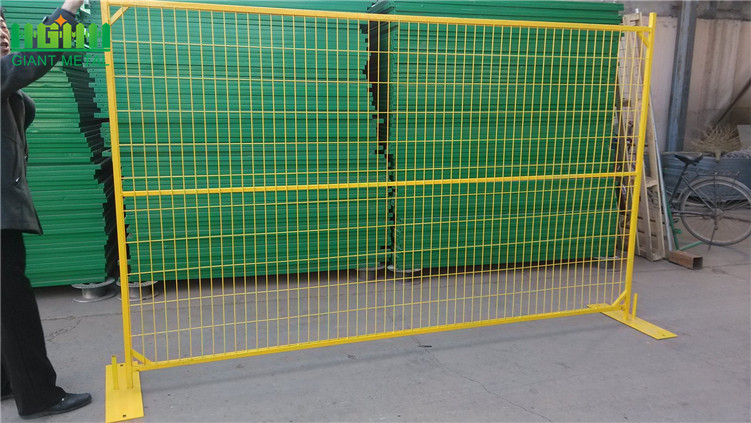 Canada popular galvanized Temporary Fence for residentional