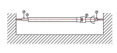 Method for measuring precision of ball screw assembling part 1