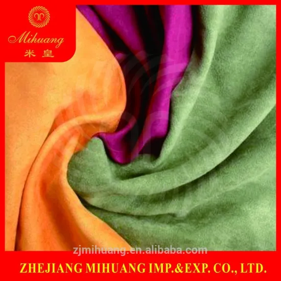 100% polyester woven suede for sofa