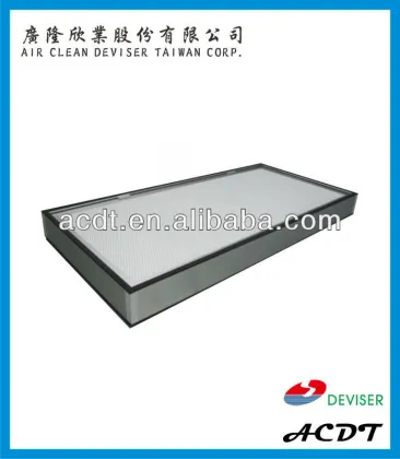 Mini pleated HEPA filter H14 material from HV Hollingsworth & Vose